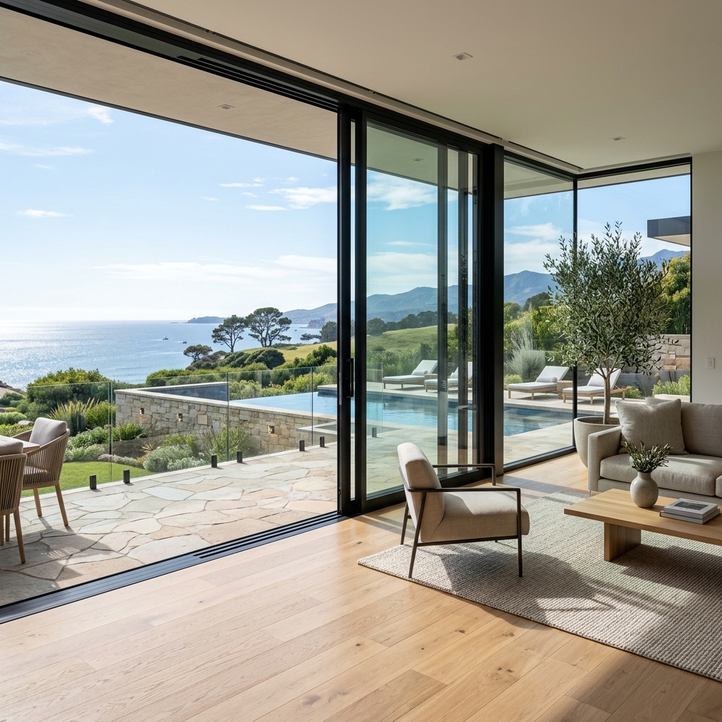 Modern luxury aluminium sliding window